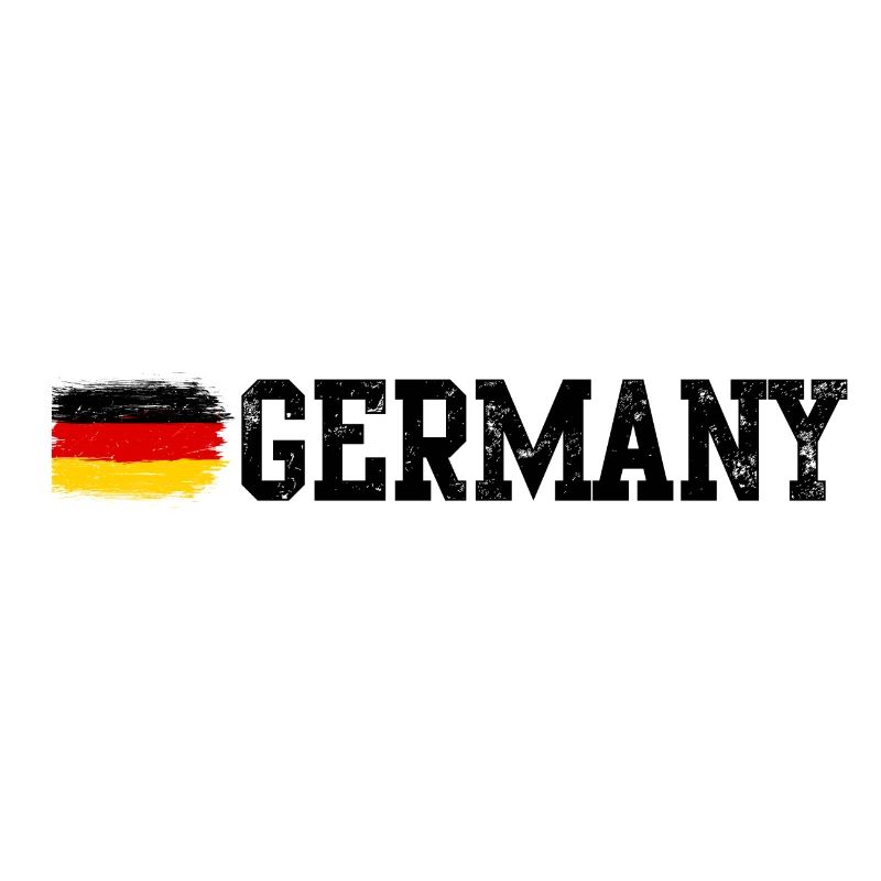 Traînée de brosse du drapeau allemand