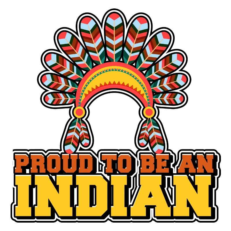 Stolz, ein Indianer zu sein