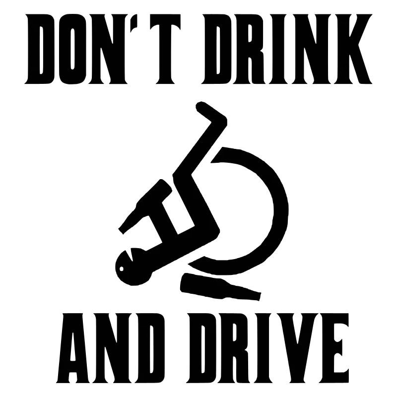 Trinken Sie nicht, wenn Sie mit Ihrem Rollstuhl herumrollen *