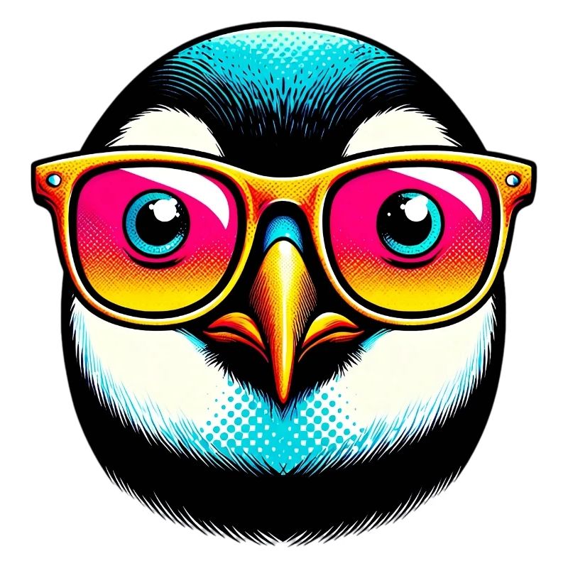 Pinguin mit Sonnenbrille