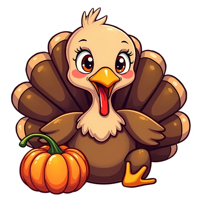 Bébé dinde de Thanksgiving
