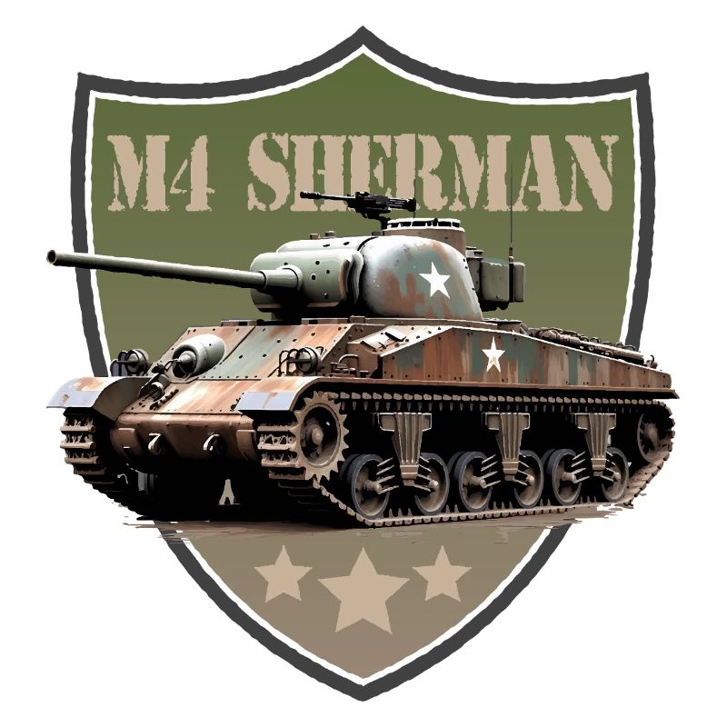 M4 Sherman Tank Crest