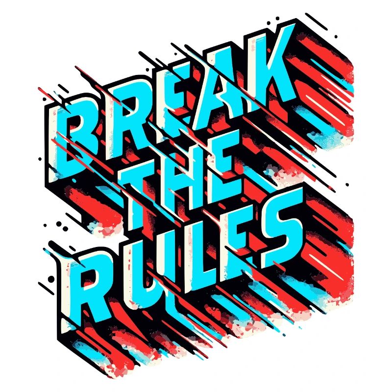 Break the Rules – Glitch Effect