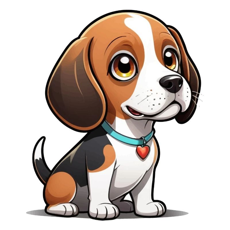 Chiot Beagle Heart
