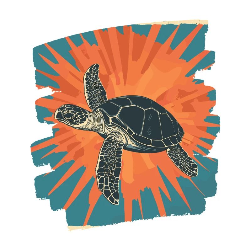 Sea Turtle Retro