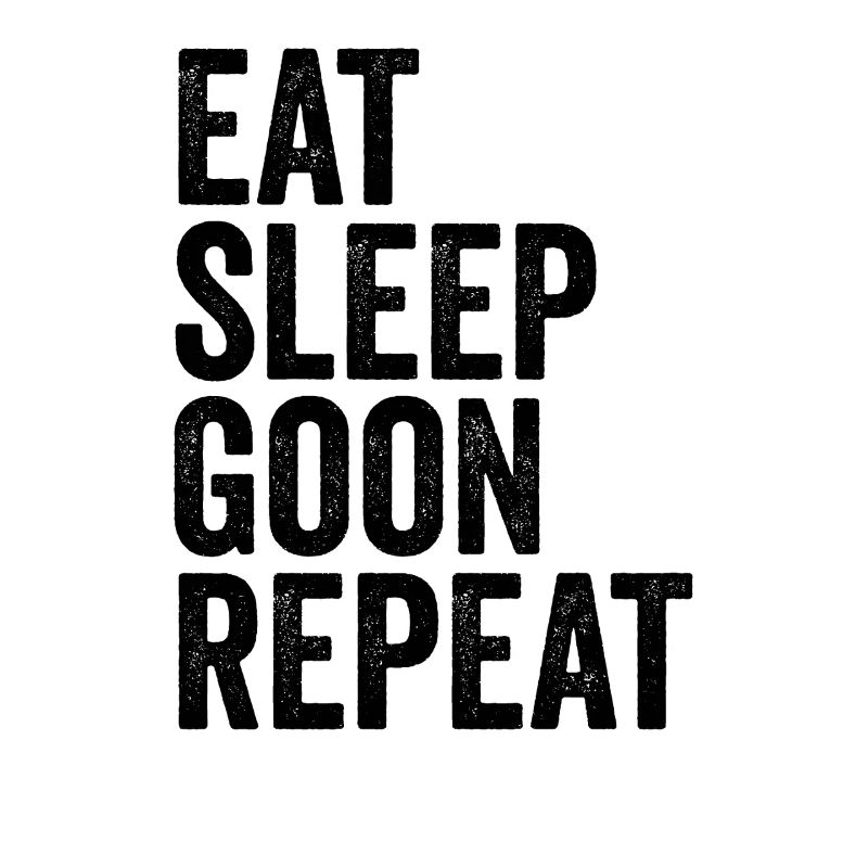 Manger, Dormir, Regarder, Répéter, Aller