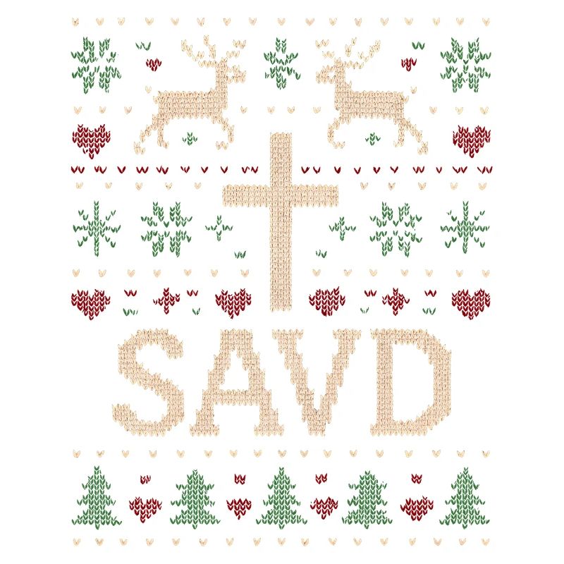 Weihnachtspullover gerettet Christlicher Glaube Je