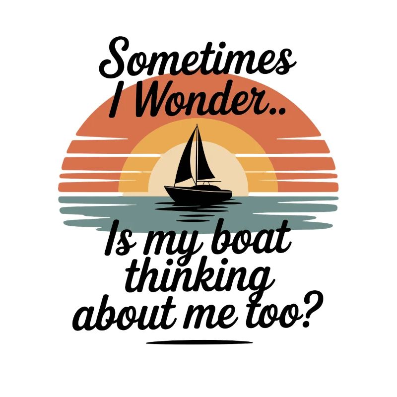 Parfois, je me demande si mon bateau pense à moi