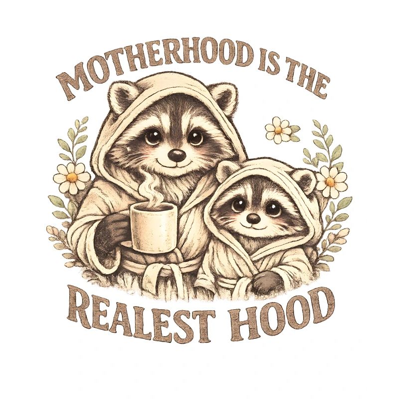 Muttertagsgeschenk, Mutterschaft ist das echtste Hood