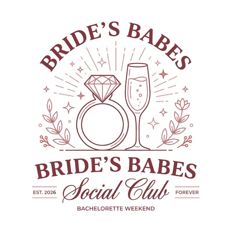 Bachelorette Shirt Bride Squad JGA Geschenk