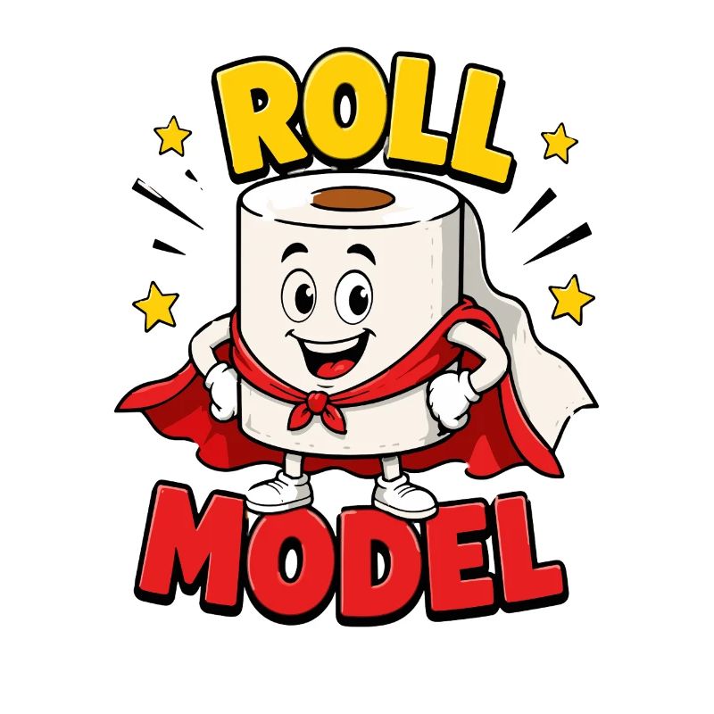  Roll Model Lustiger Toilettenpapier Superheld