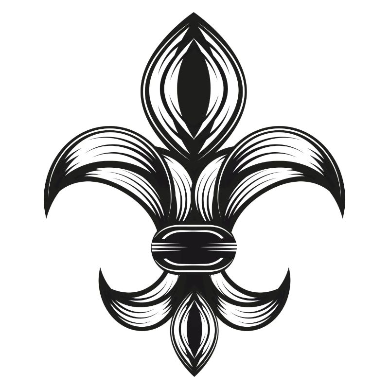 stylized iris - Fleur-de-Lys