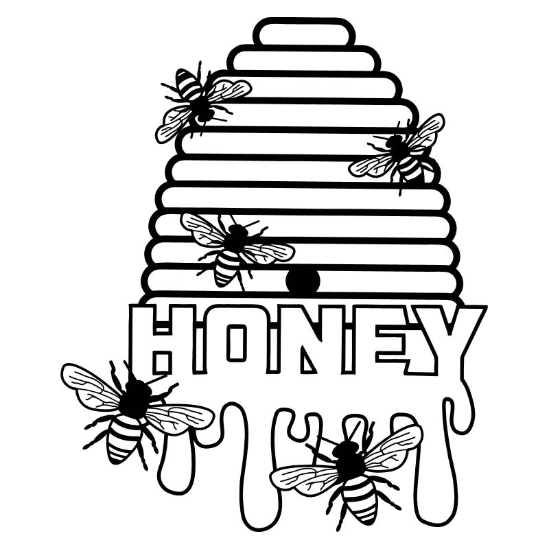 Bee honey hive