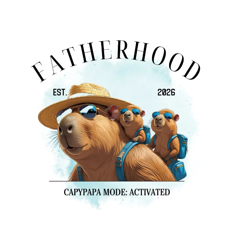 Paternité EST. 2026 – Mode Capypapa activé
