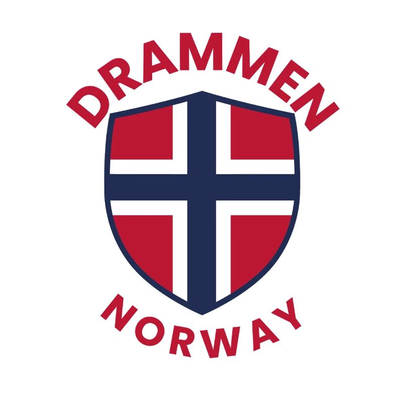 Drammen Norway Shield Emblem