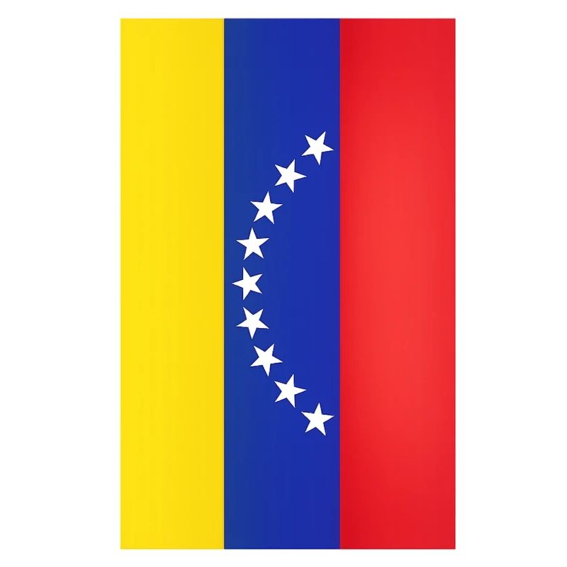 Venezuela-Flaggenbogen-Sterne