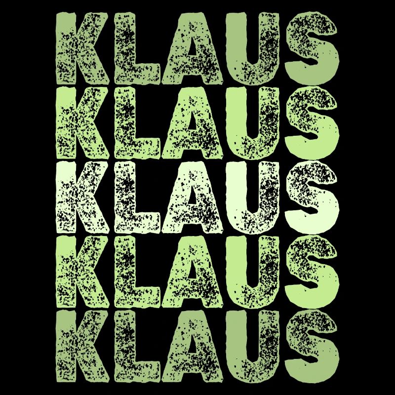 Klaus Grid Schriftzug Muster