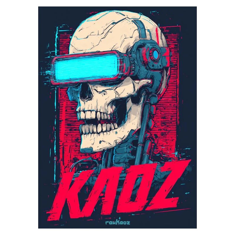 Kaoz Cyber Skull VR Neon