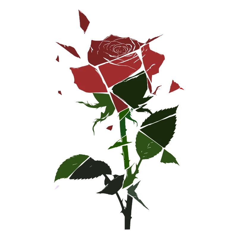 Fleur de Rose Brisée