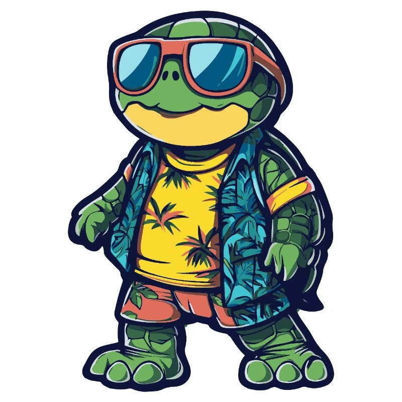 Turtle Comic Holiday
