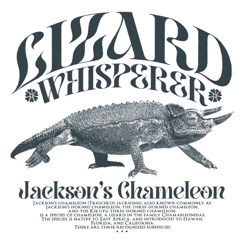 Jackson's Chamäleon Echsenflüsterer