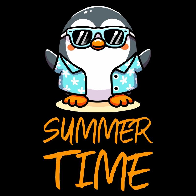 Pinguin Sommerzeit