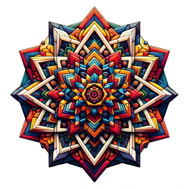 Kunterli - Mandala d’explosion de couleurs