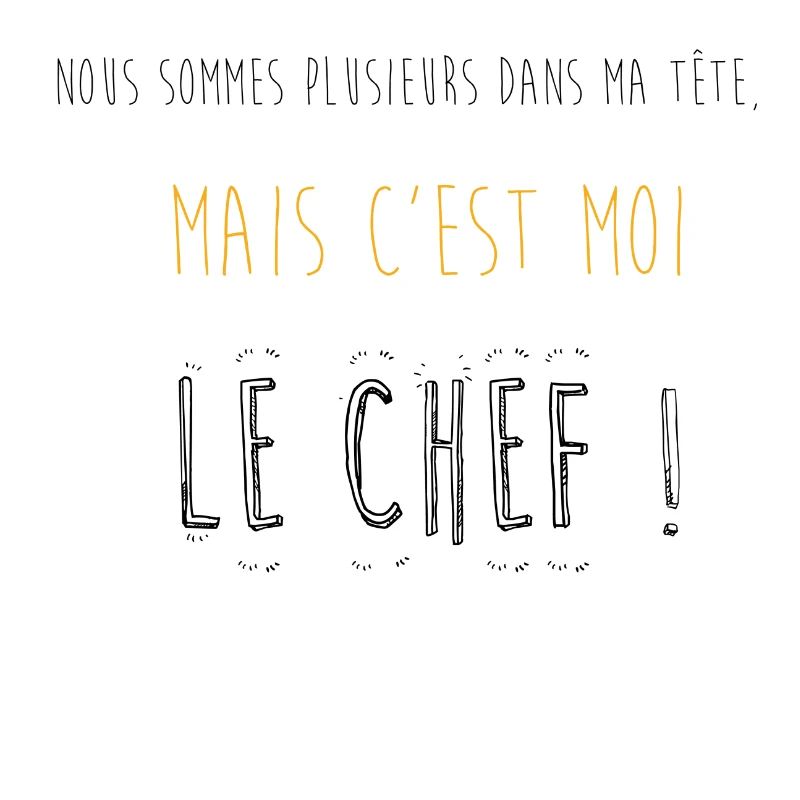 plusieurs dans ma tete mais c'est moi le chef