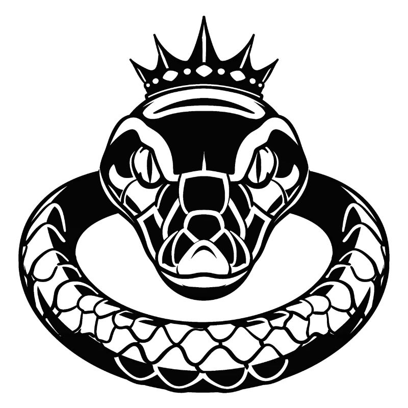 Eleganz der königlichen Python