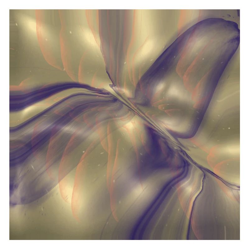 Blue pattern on gold!