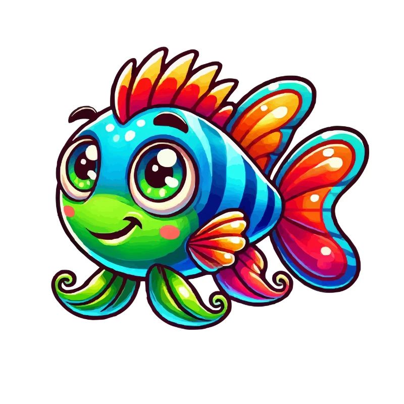 Bande dessinée de poisson
