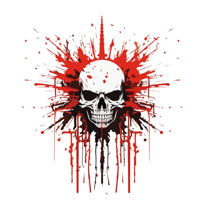 Splatter Skull