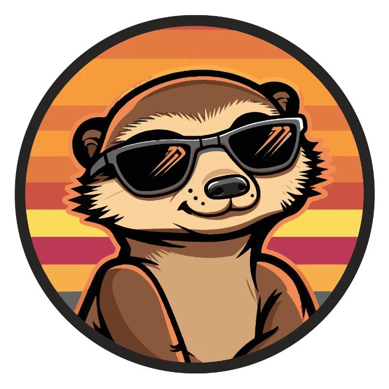 Erdmännchen Cool Comic