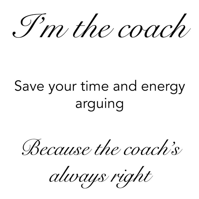 Ich bin der Trainer / Ich bin der Trainer