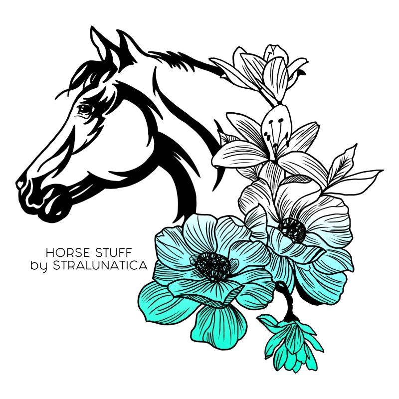 Cheval et Fleurs - CHEVAL PAR STRALUNATICA