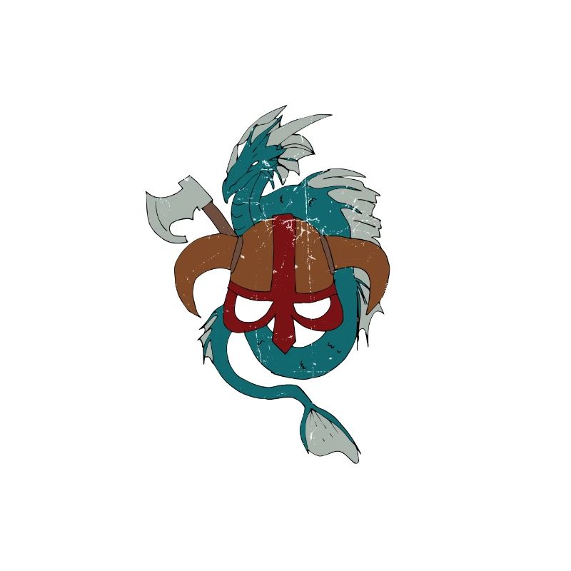 Wikinger Drache Vikings