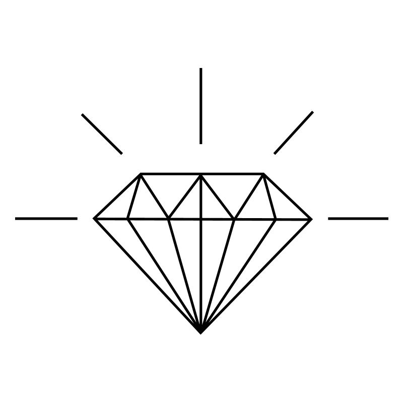 Funkelnder Diamant