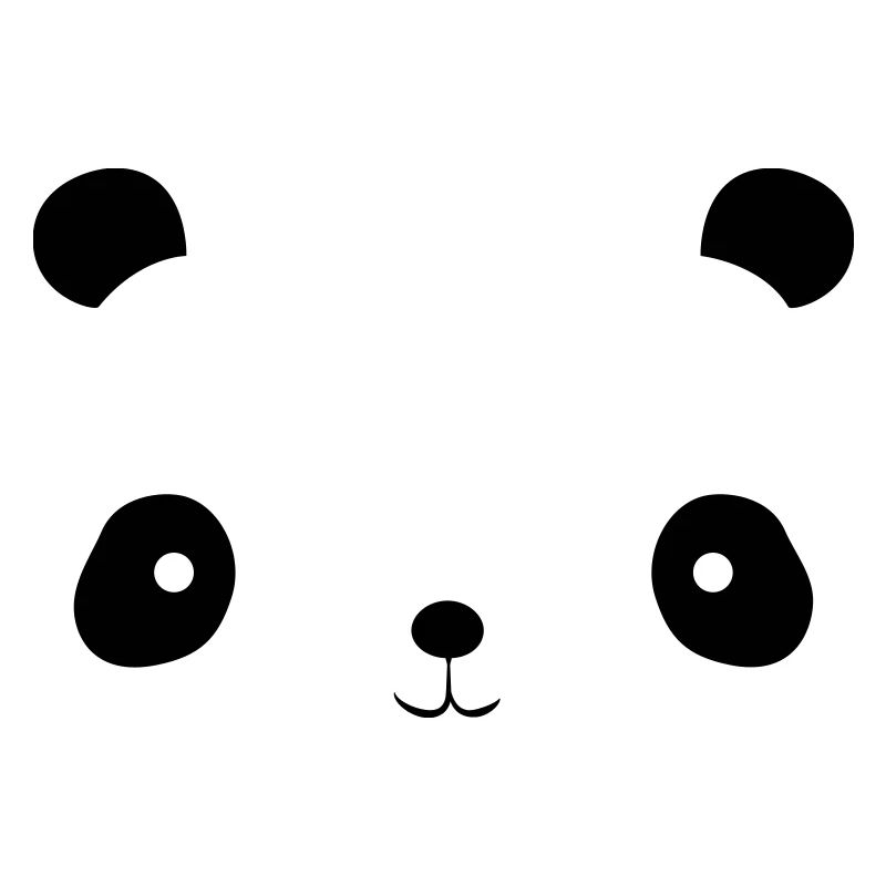 visage de panda
