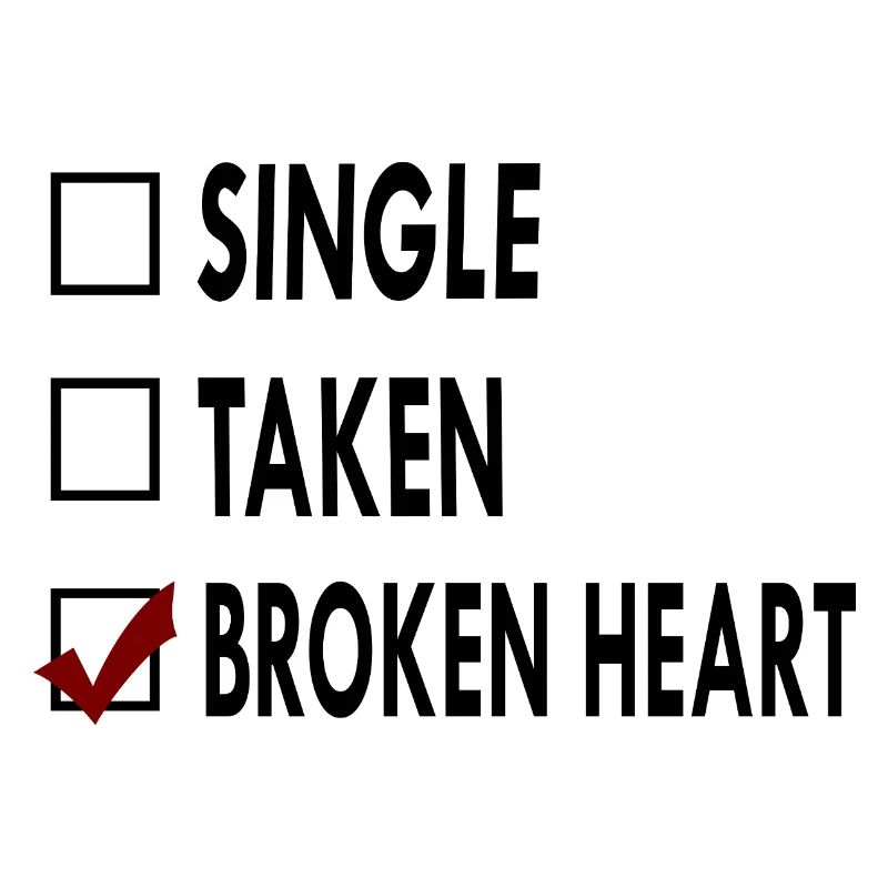 SINGLE noir blanc BROKEN