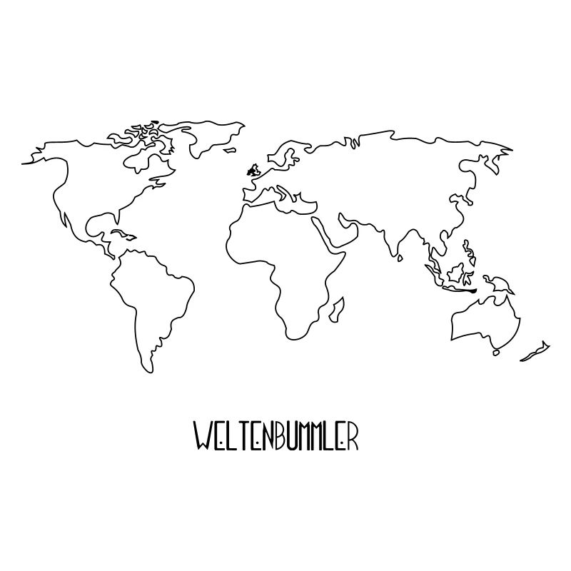 World Map Globetrotter