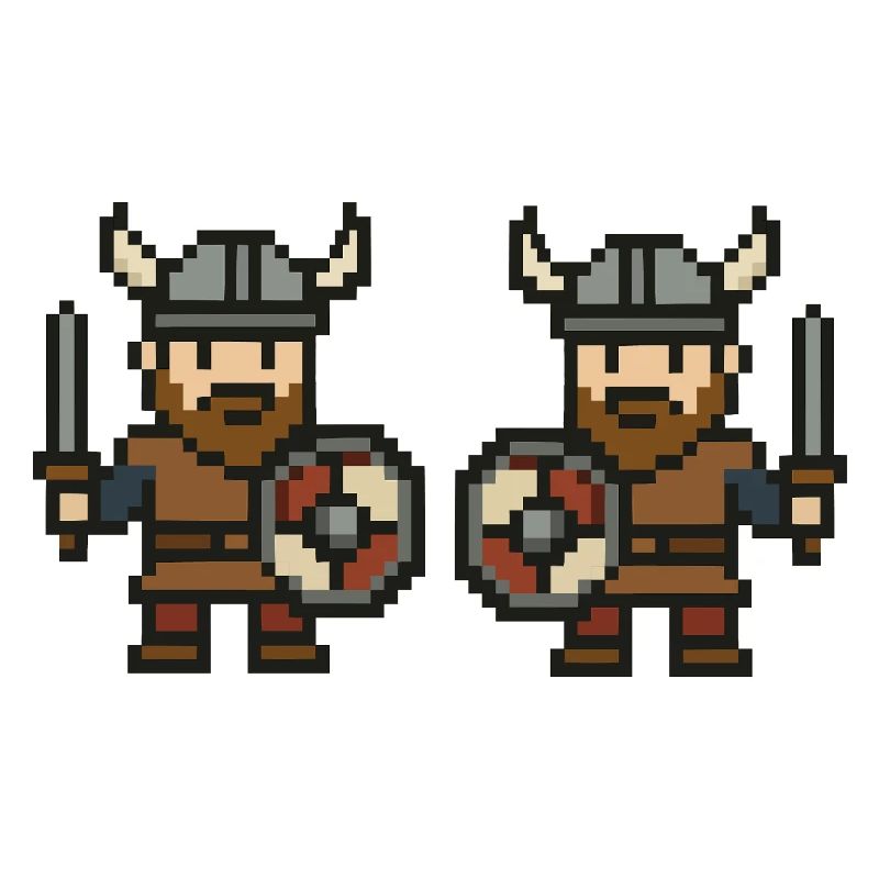 wikinger comic pixel 2