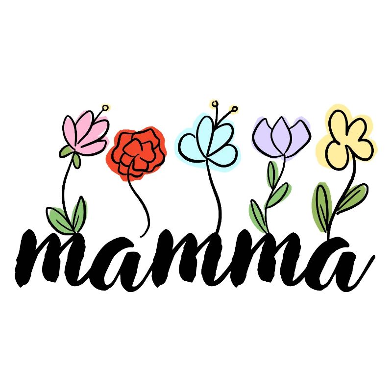 Mamma - Blumen Muttertag Mutter