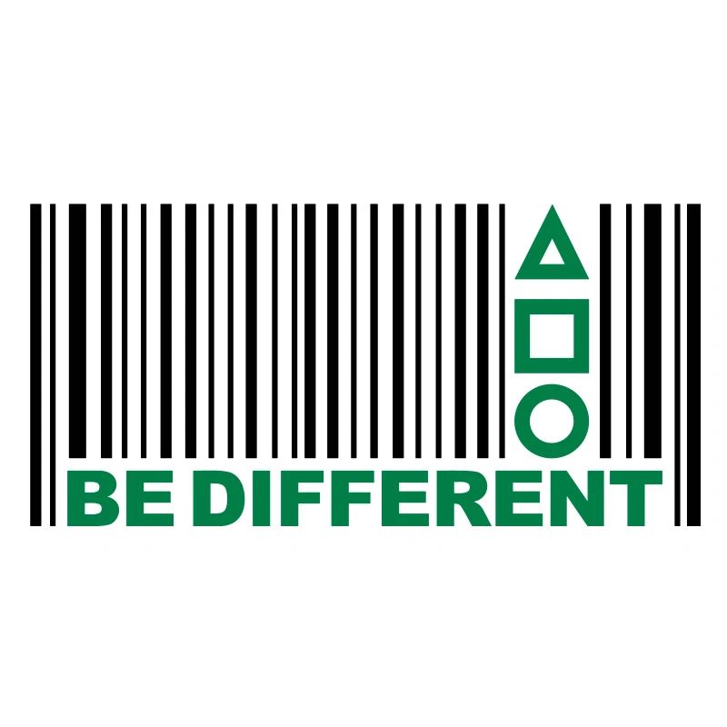 Be Different - Symboles - Barcode - code à barres