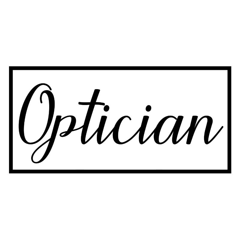 Optiker stolzer diplomierter Optikerstudent