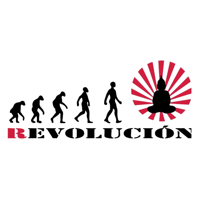 Darwin, évolution, révolution, éclairé, Bouddha,