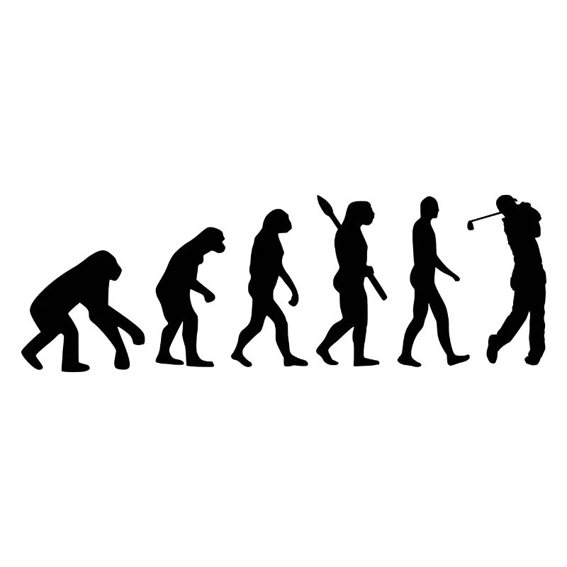 Evolution Golf Golfer Golfen b