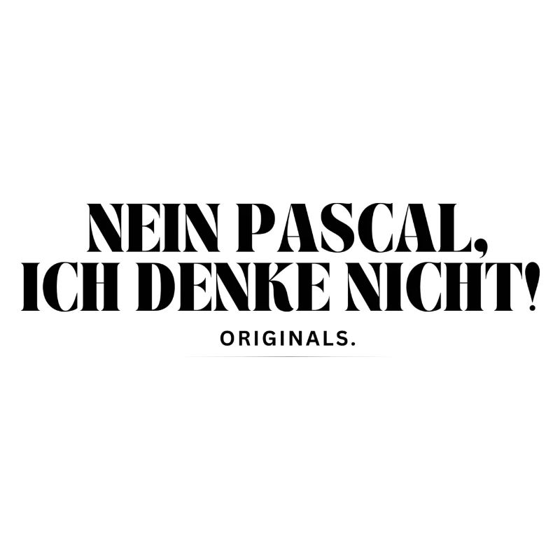 Non Pascal, je ne pense pas !