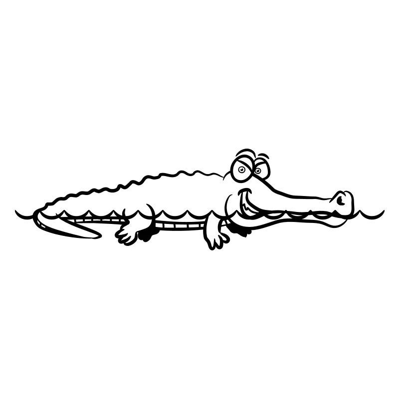 Crocodile drôle