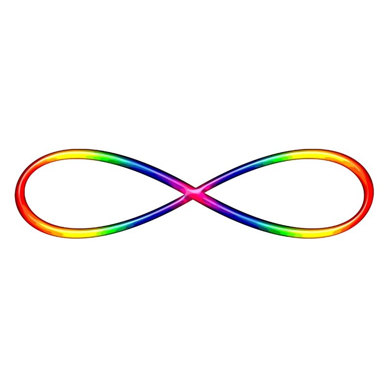Symbole de l'infini - coloré