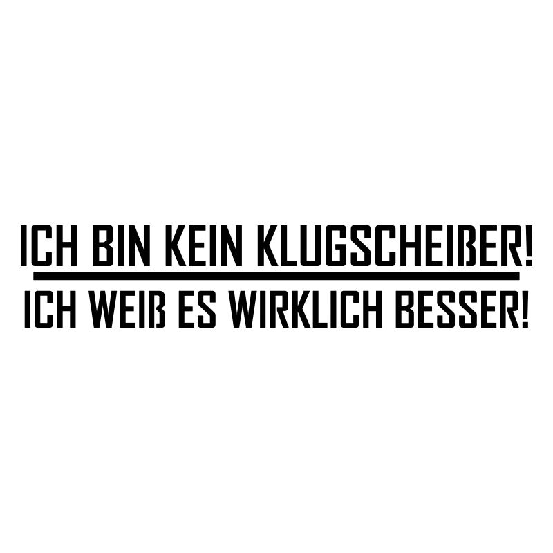 kein klugscheißer
